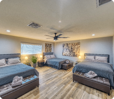 interior of our sober living home in Phoenix