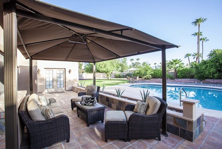 backyard pool at our mental health clinic in Phoenix Arizona