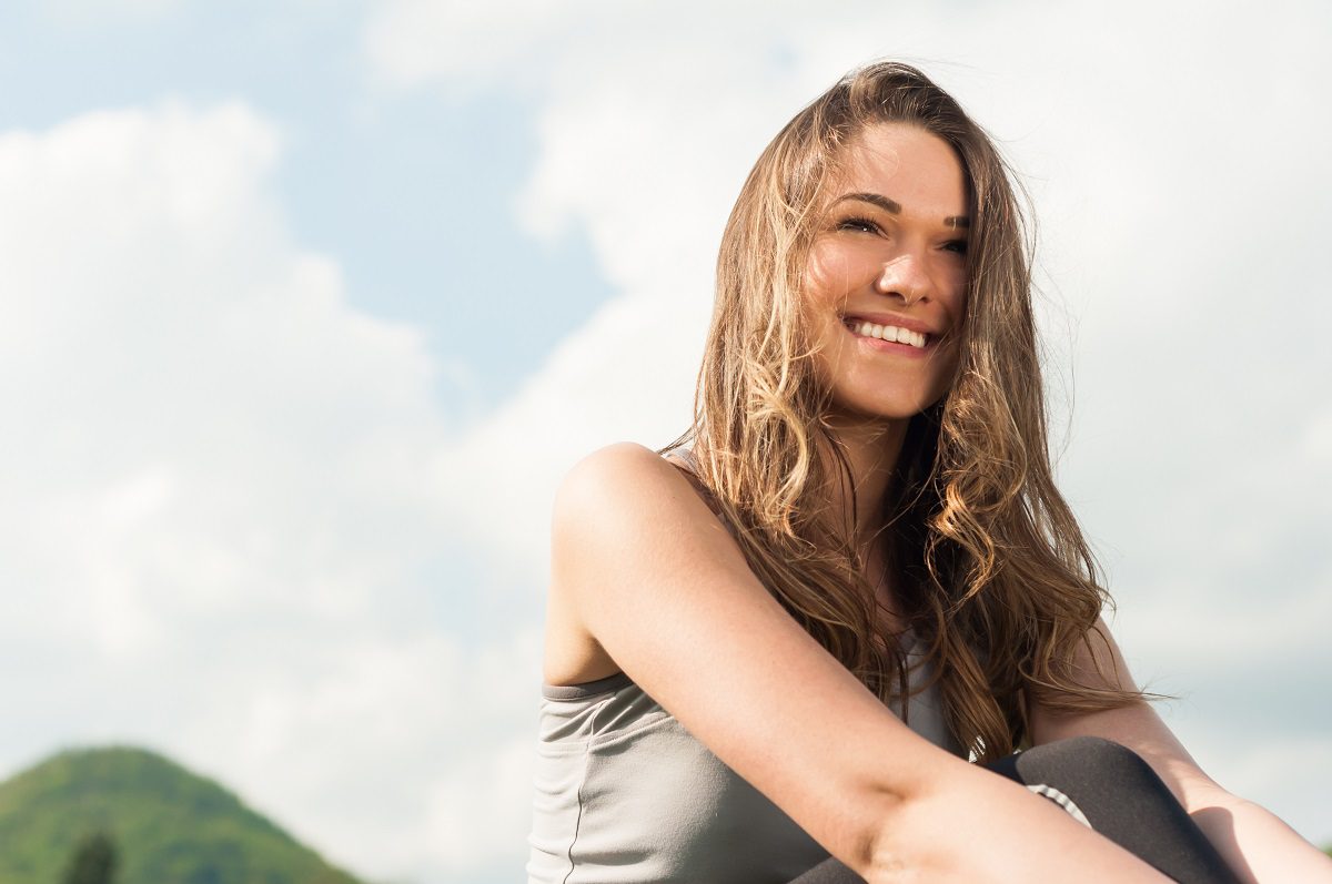 happy woman