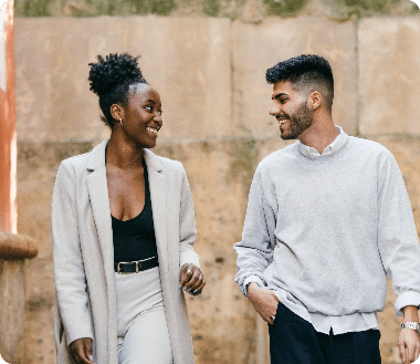 man and women enjoying a walk after attending our addiction treatment center in Arizona